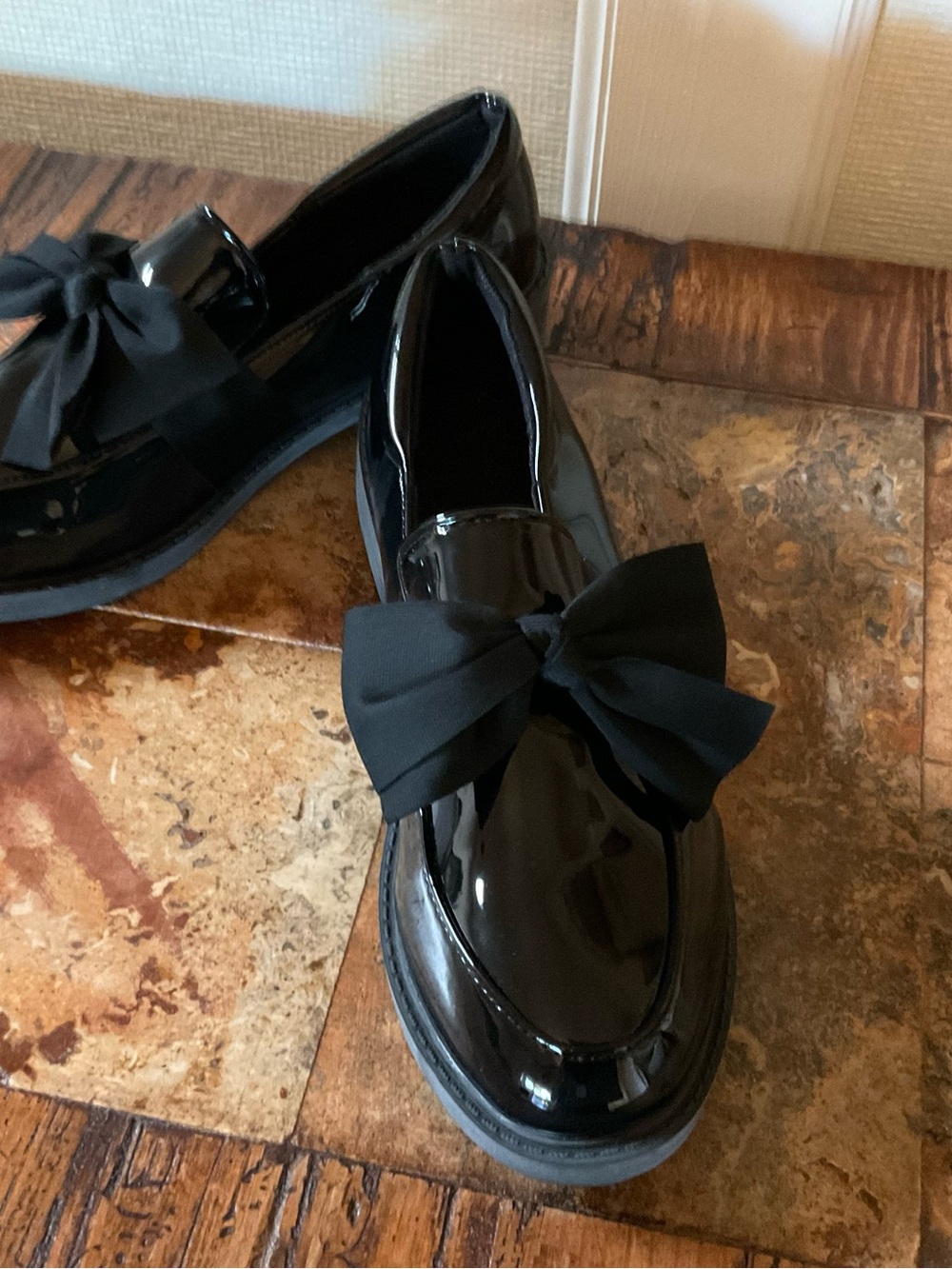 Beautiful Patent vegan loafers